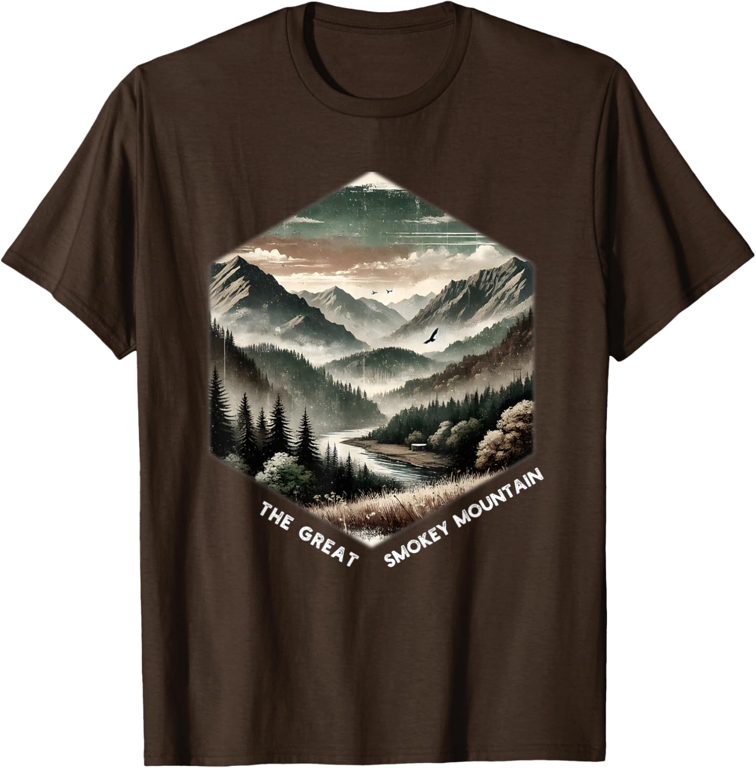 Smoky Mountains Vintage Graphic T-Shirt for Nature Lovers and Adventurers - 9