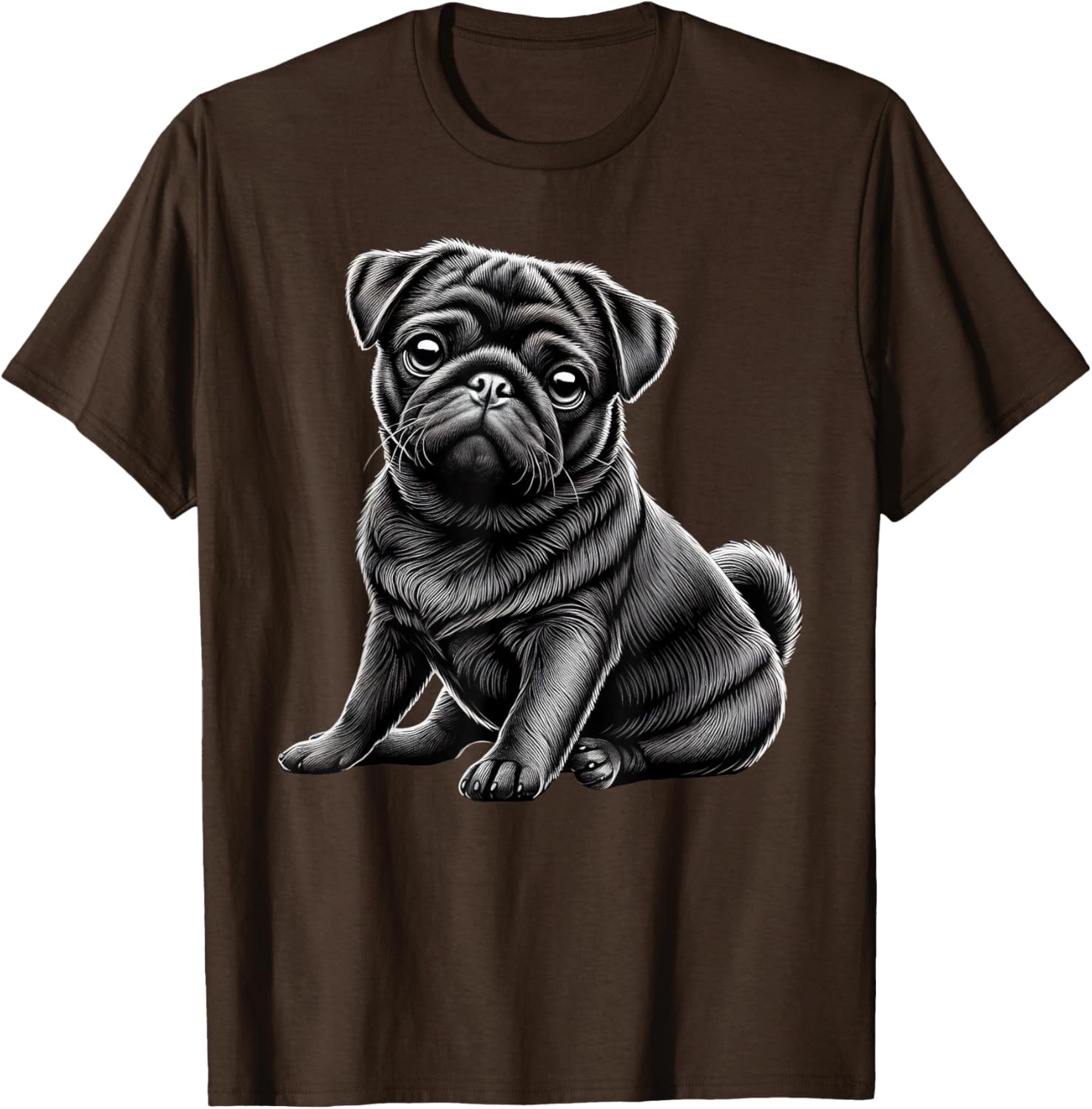 Adorable Black Pug T-Shirt for Men, Women, and Kids - Perfect Pet Gift - 15