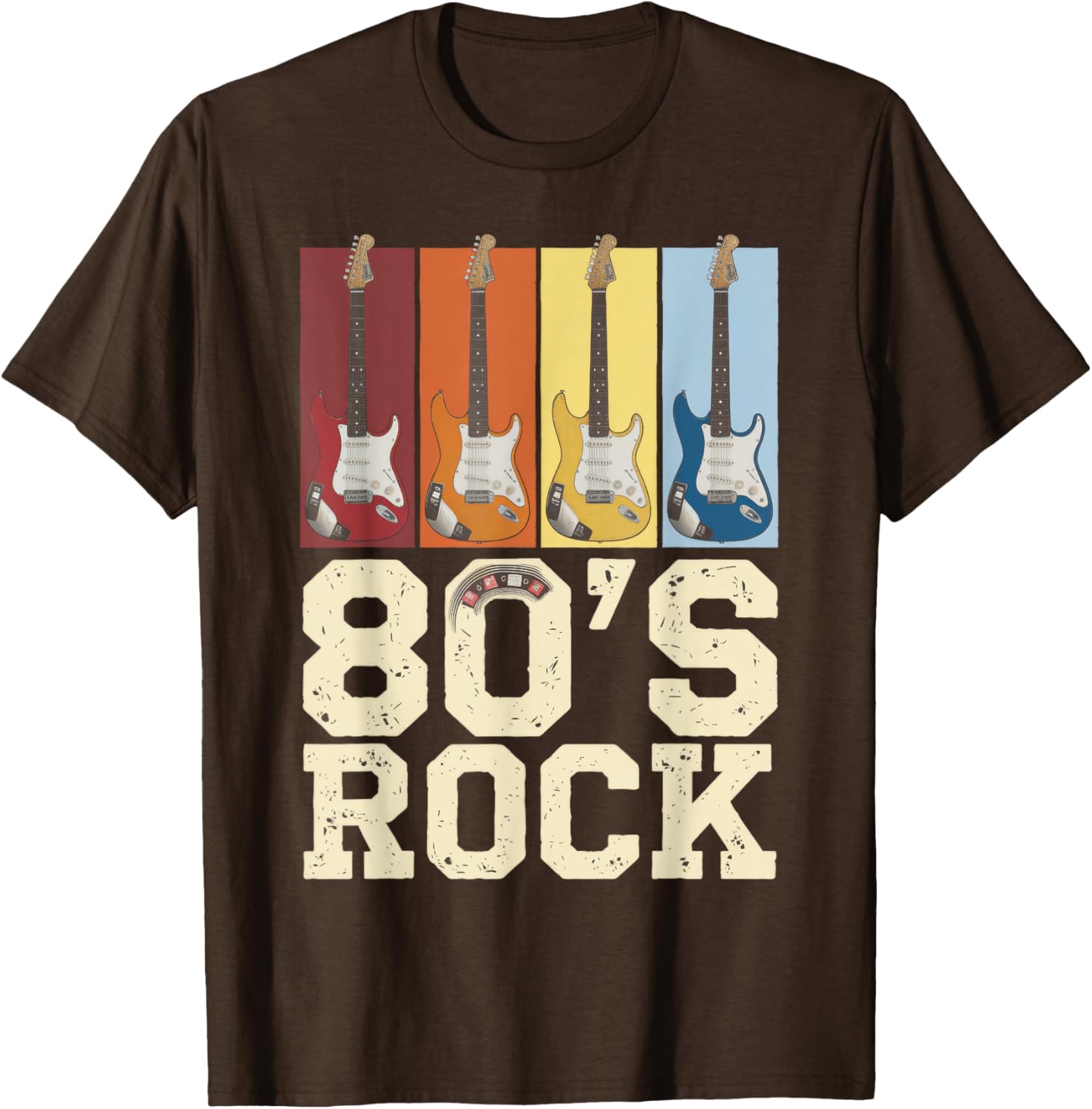 Retro 80s Rock Vintage Costume T-Shirt for 80s Theme Parties and Events - 2