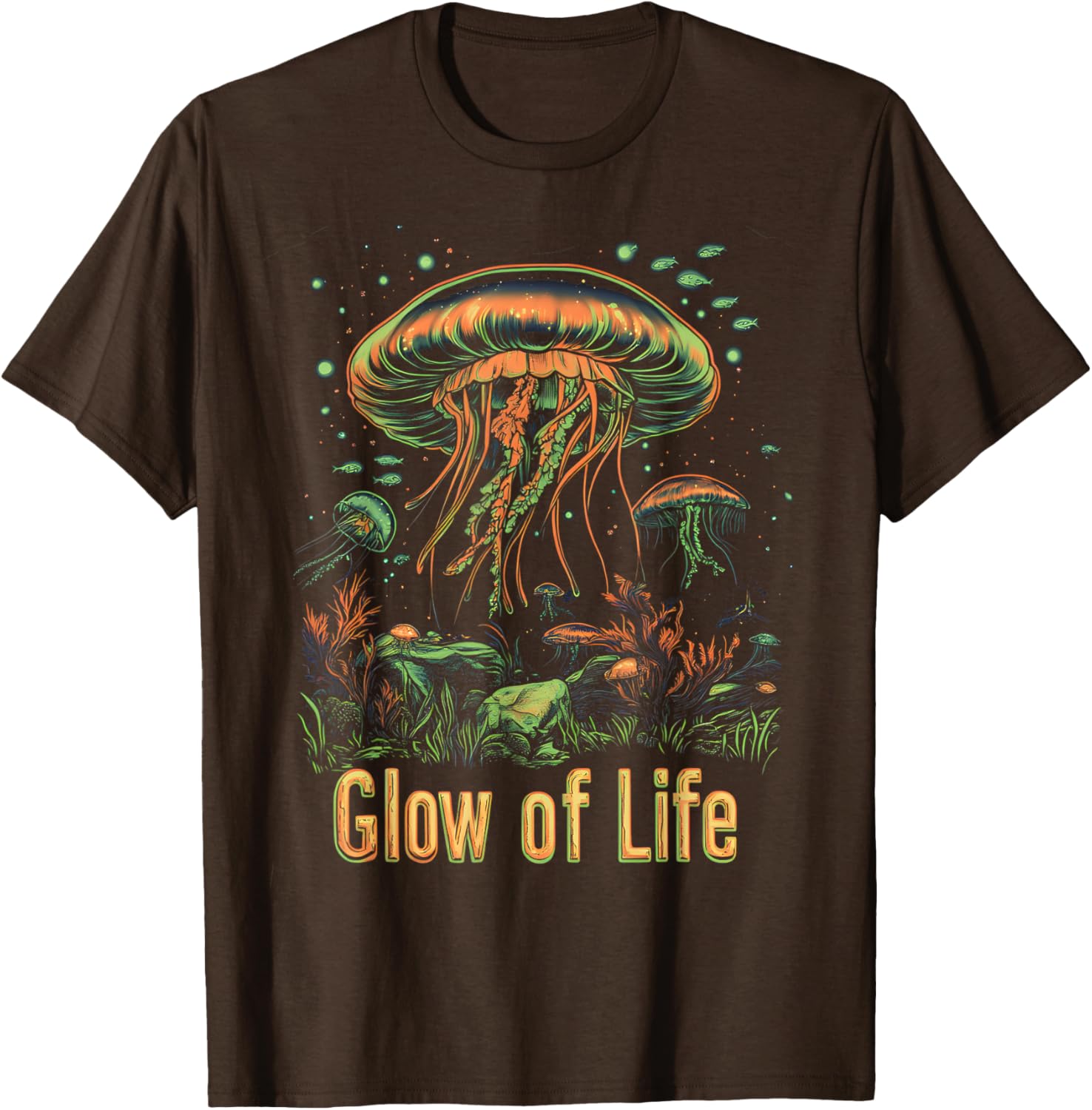 Bioluminescent Nature T-Shirt - Stunning Glow-In-The-Dark Design - 4