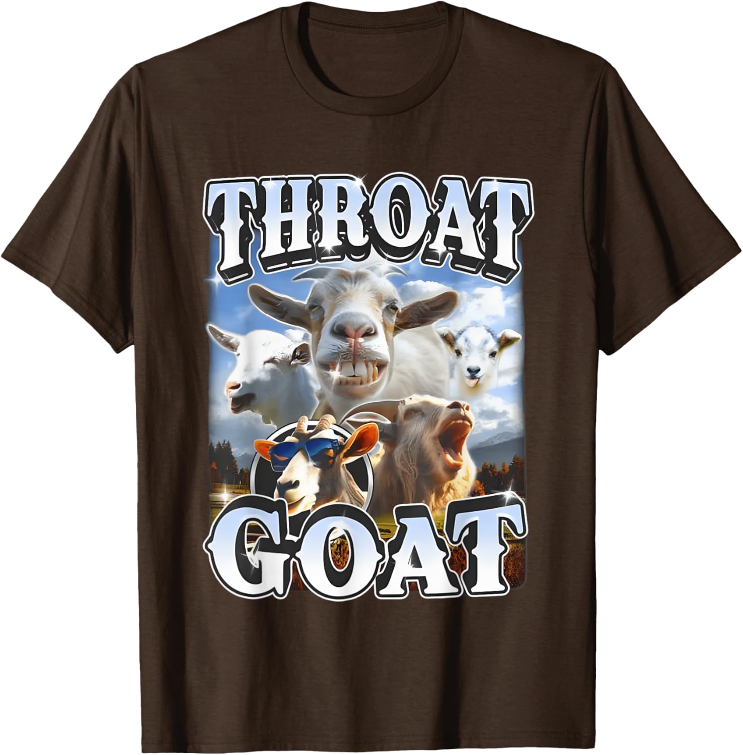 Throat Goat Retro Funny Gag T-Shirt for Adult Humor Lovers - 6