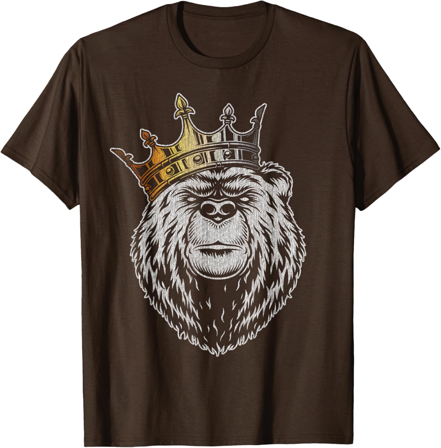 Bear Pride Majestic Crown T-Shirt in Bear Flag Colors for Everyone - 9