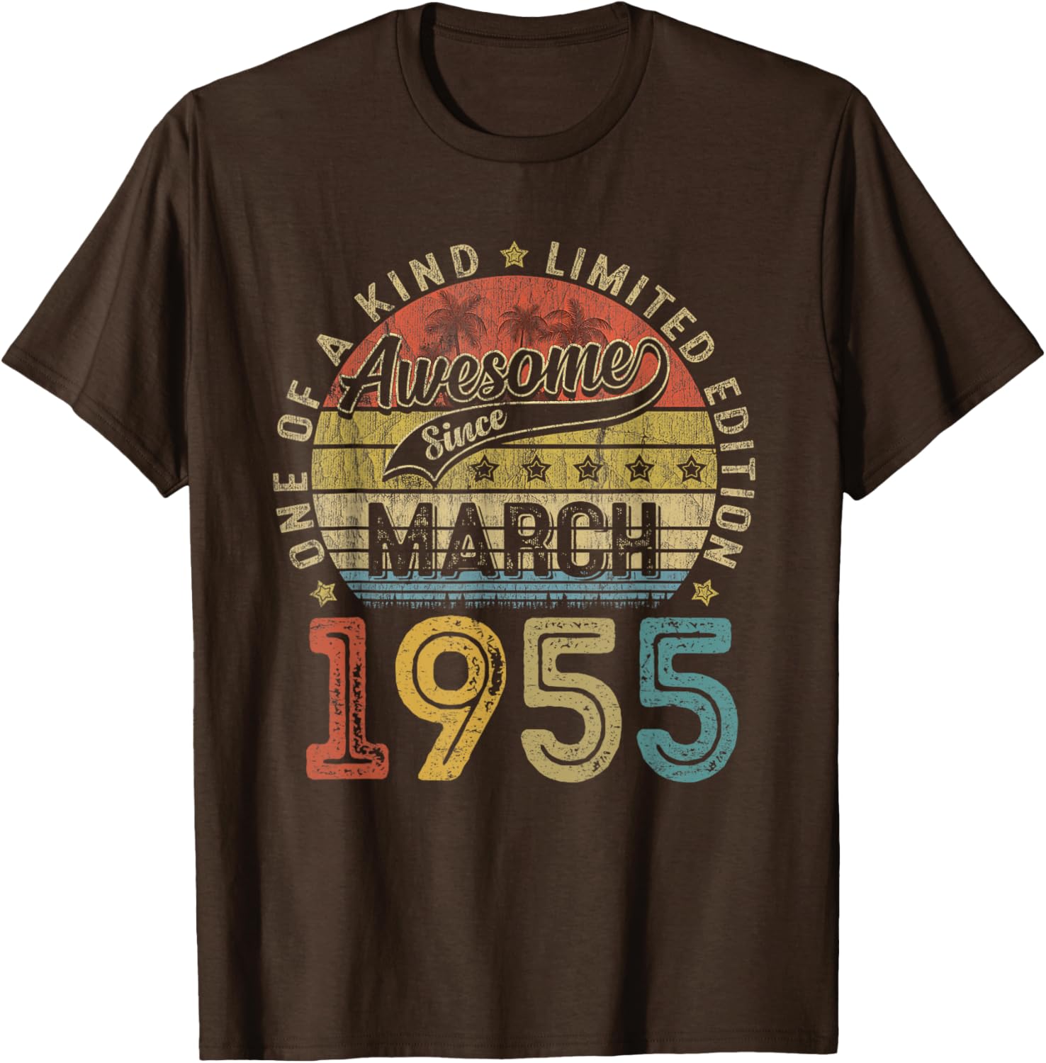 Funny 70th Birthday T-Shirt Vintage Retro March 1955 Gift for Him/Her - 24