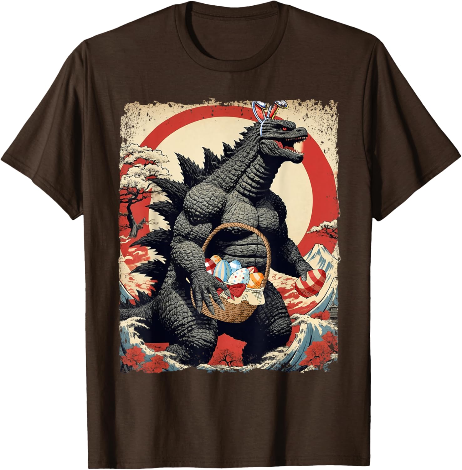 Kaiju Easter Vintage Shirt for Kids featuring Monster Eggs T-Shirt - 2