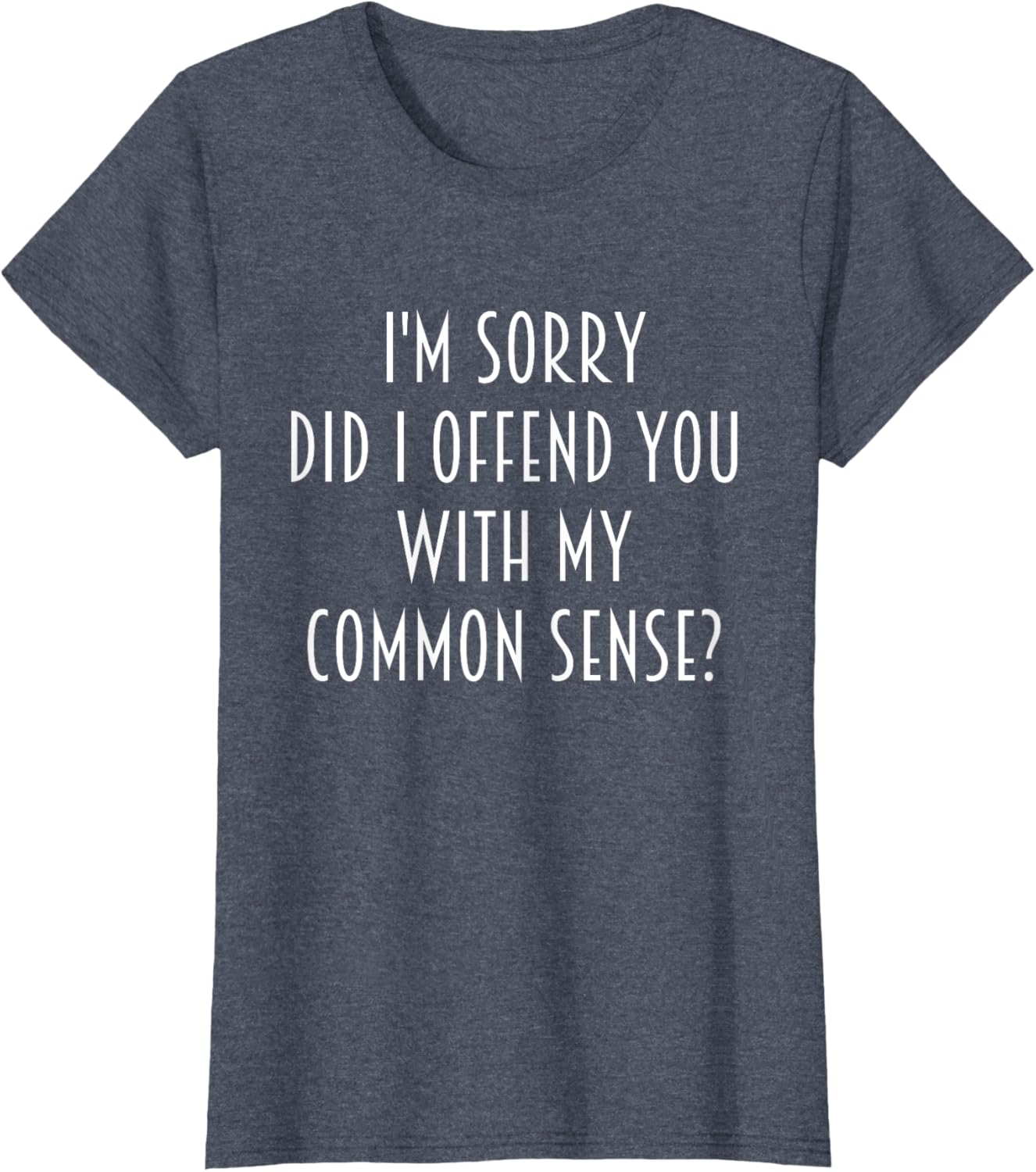 Funny Sarcastic T-Shirt Did I Offend You With My Common Sense - 11