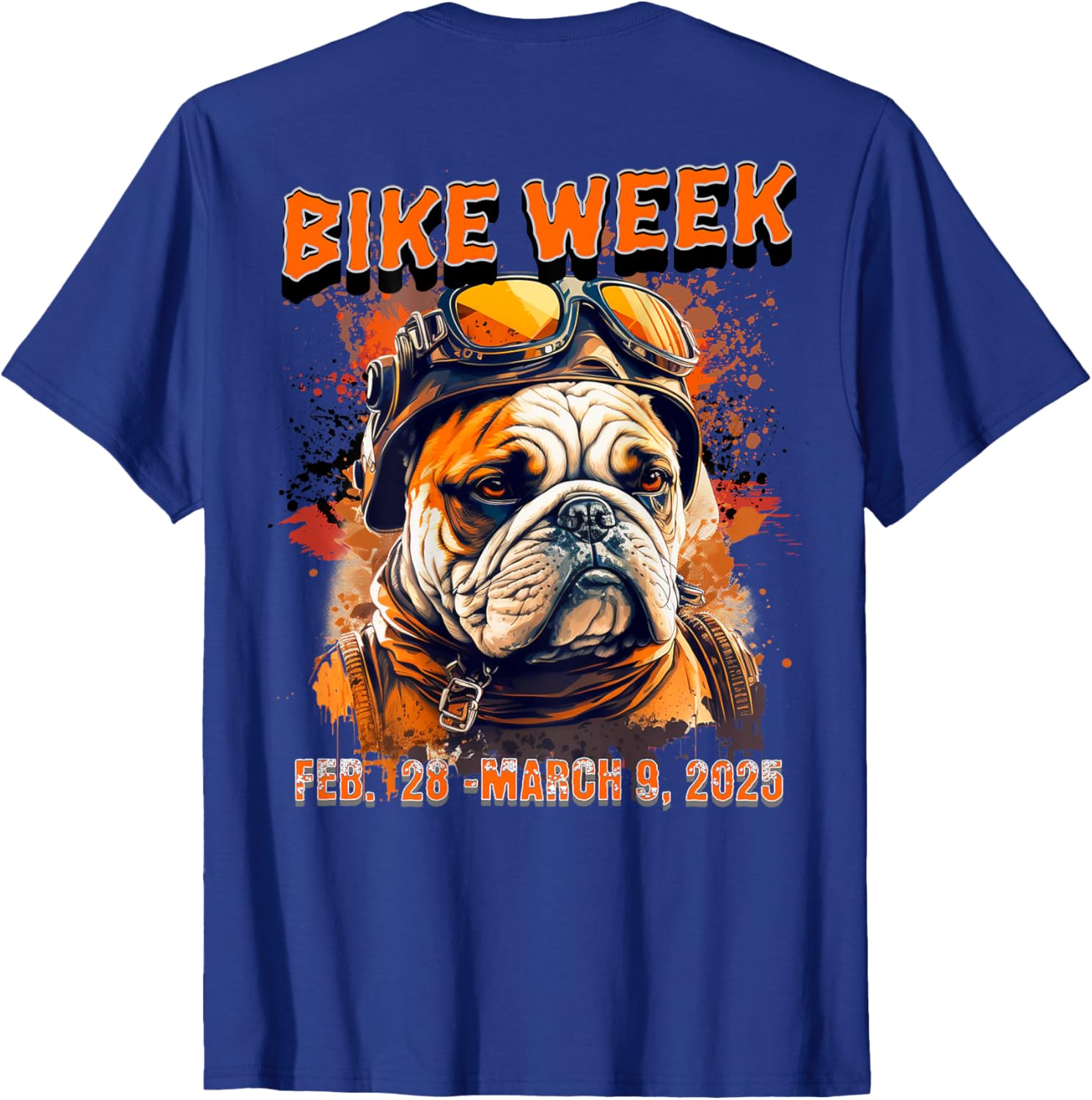 Bike Week 2025 Rally Dog Art T-Shirt for Men, Women, and Kids - 6