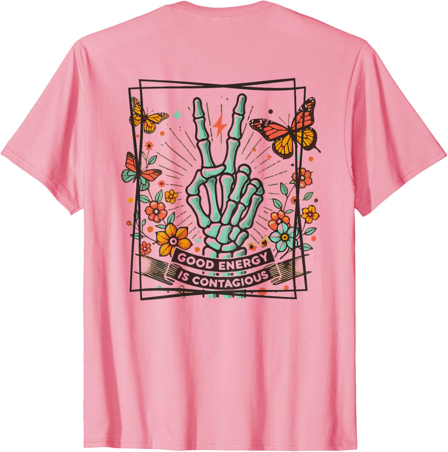 Good Energy Is Contagious Motivational Positive T-Shirt for Inspiration - 4