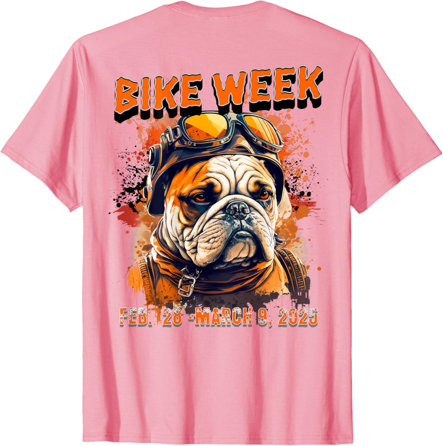 Bike Week 2025 Rally Dog Art T-Shirt for Men, Women, and Kids - 20
