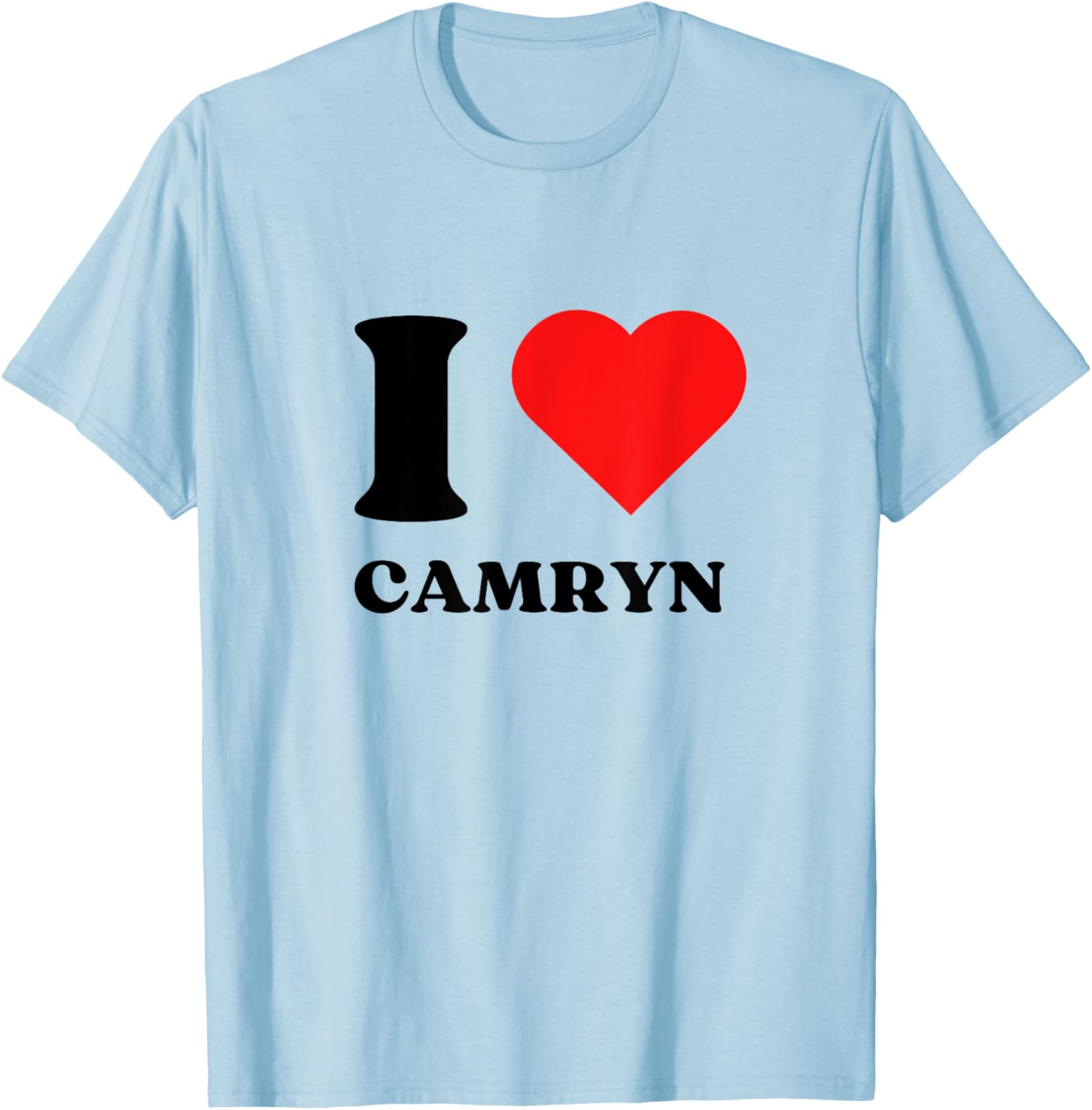 I Love Camryn Y2K Valentine's Day T-Shirt for Trendy Fashion Lovers - 5
