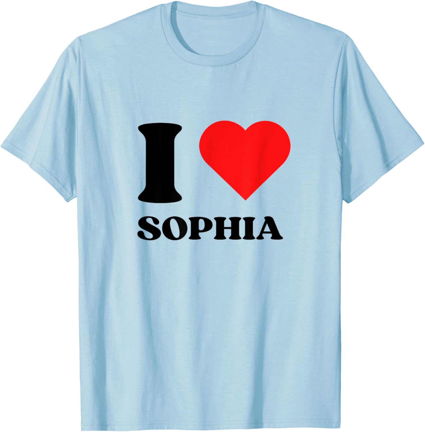 Cute I Love Sophia Y2K Valentine's Day T-Shirt for Trendy Style - 5