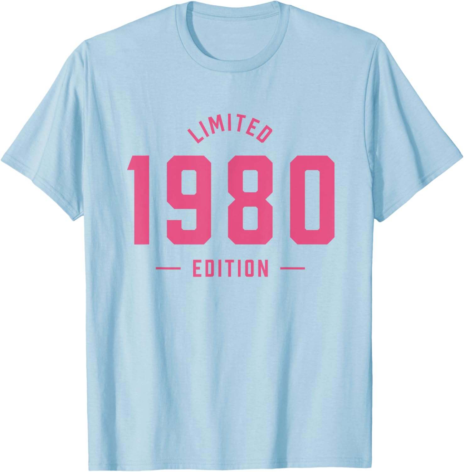 Cute Pink 45th Birthday T-Shirt for Women Celebrating 1980s Style - 1