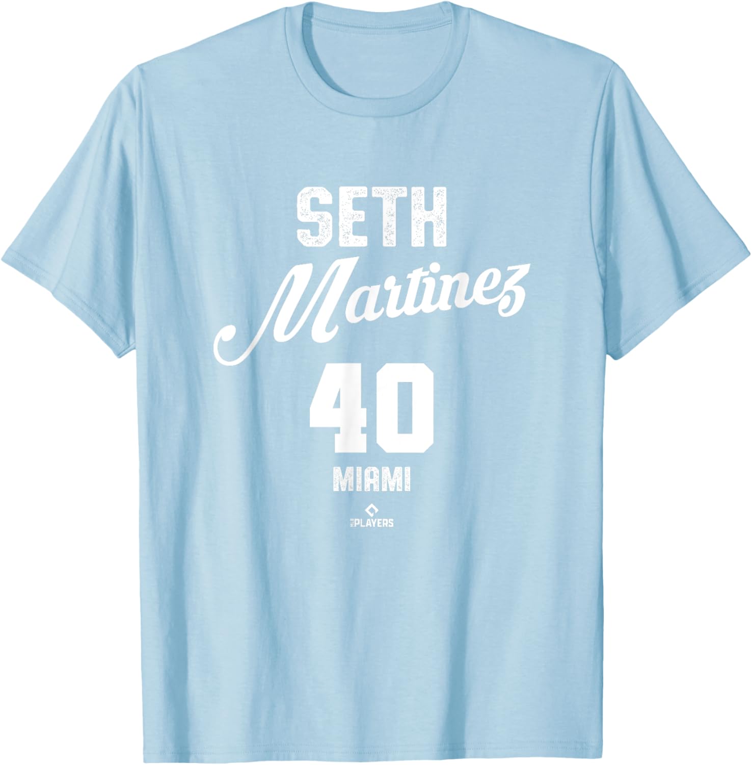 Seth Martinez Vintage Miami Baseball T-Shirt Classic MLBPA Apparel - 3