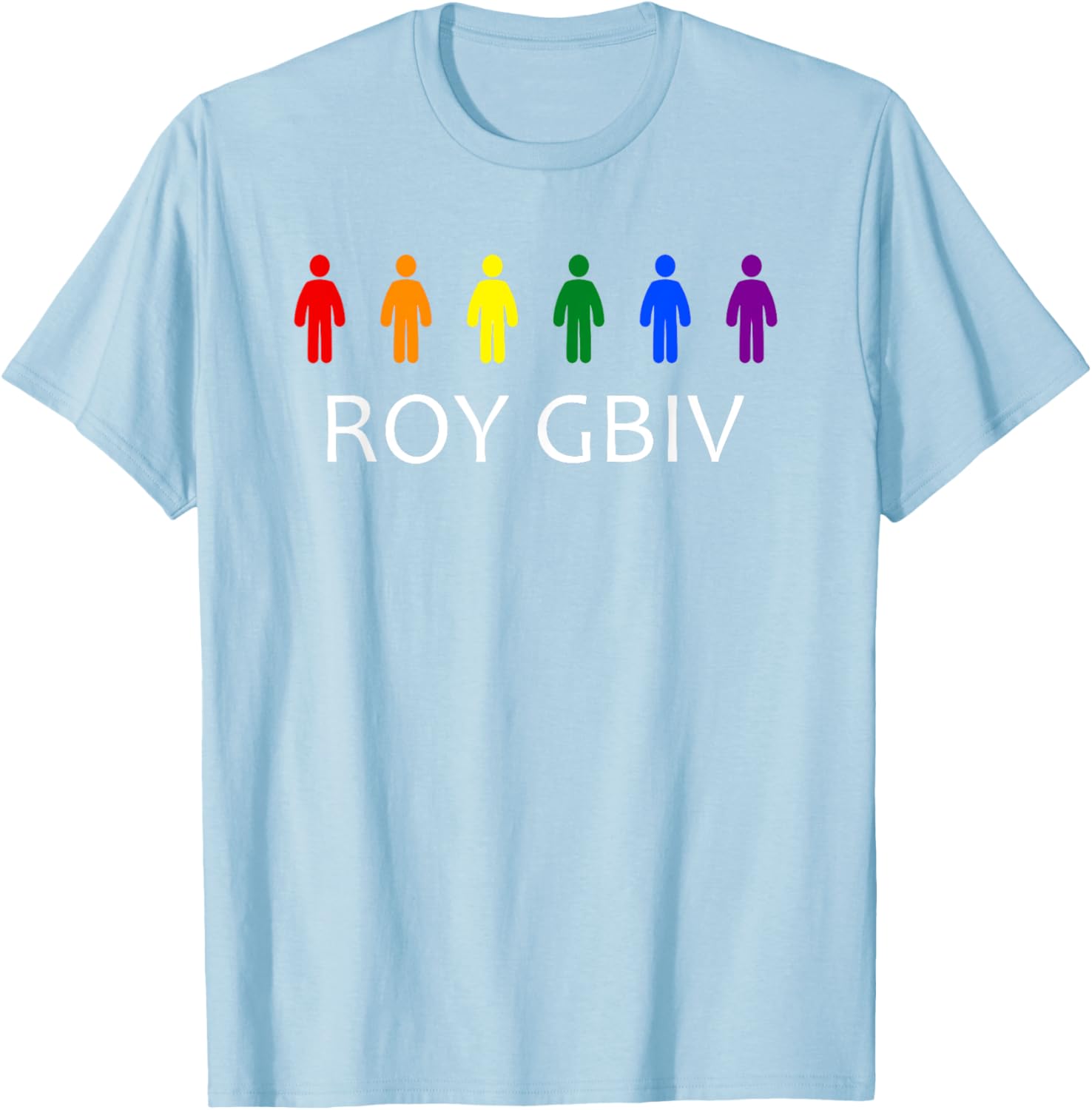 Roy Gbiv Color Spectrum T-Shirt for Vibrant Fashion Lovers - 4