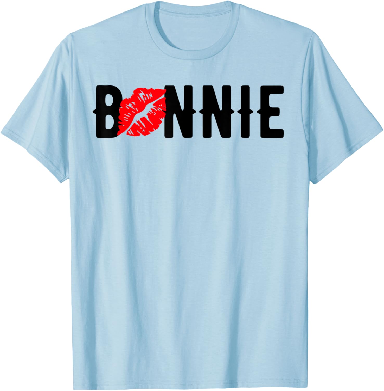 Valentine's Bonnie and Clyde Matching Couple T-Shirts for Love Birds - 2