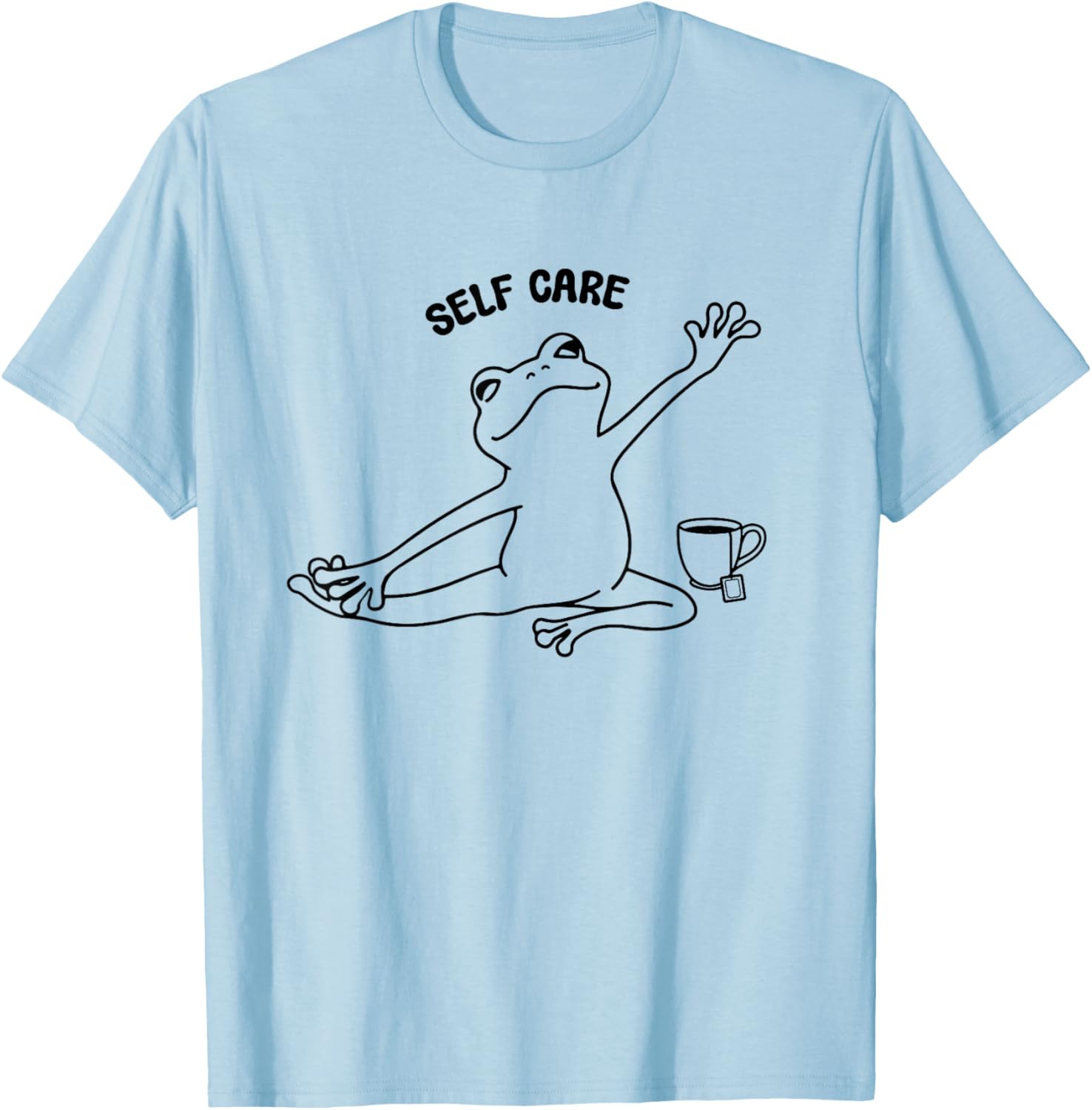 Self Care Frog T-Shirt Fun and Relaxing Apparel for Frog Lovers - 4