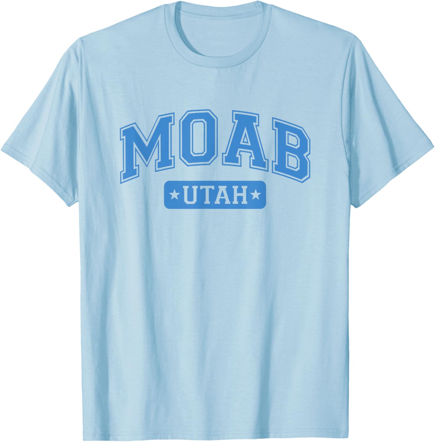 Moab Utah Classic Text Design T-Shirt for Adventure Lovers - 1
