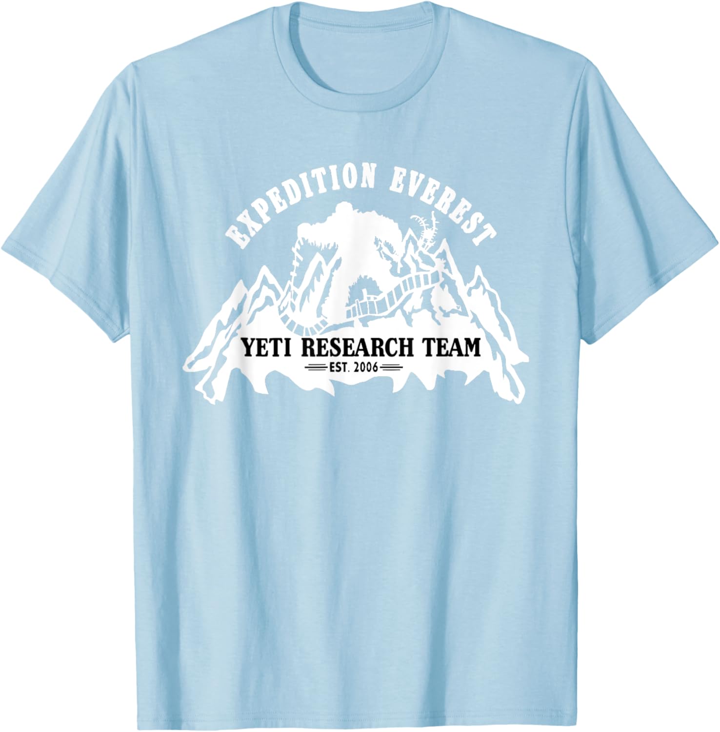 Mountain Lovers Expedition Everest Animal Theme Park Trip T-Shirt - 3