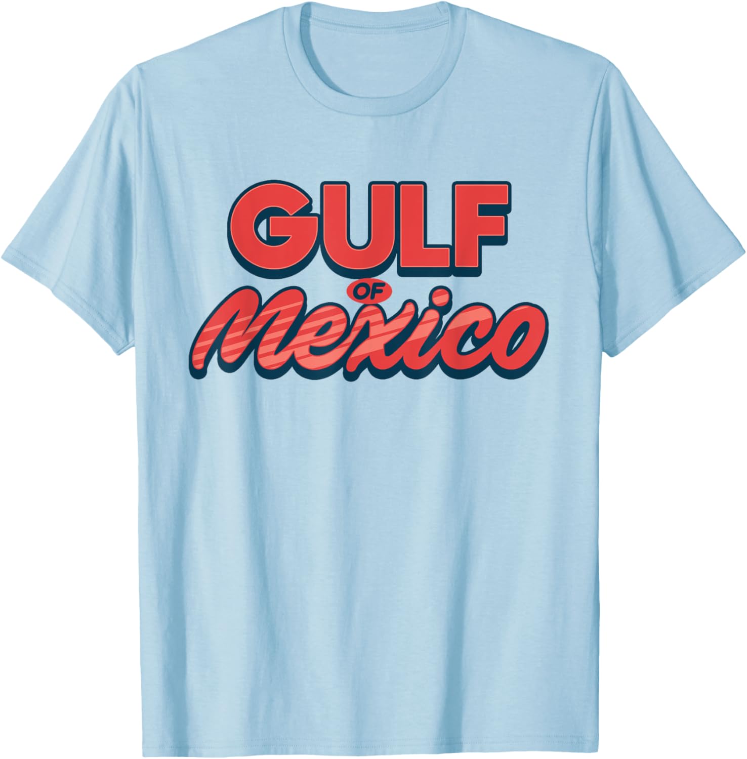 Gulf of Mexico Vintage Beach Vibes T-Shirt for Summer Fun - 8