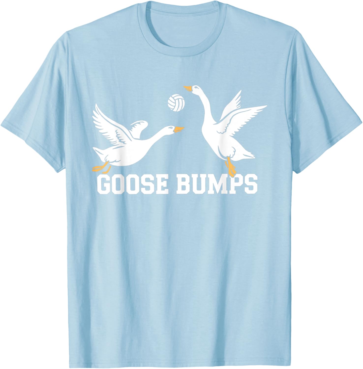 Goose Bumps Volleyball Spike T-Shirt for Sports Lovers and Athletes - 15