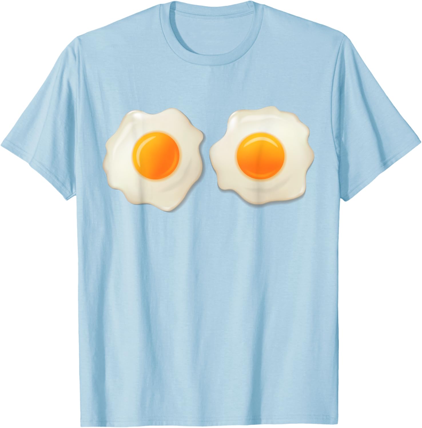 Double Fried Eggs Sunny Side Up T-Shirt for Food Lovers and Fun Apparel - 6