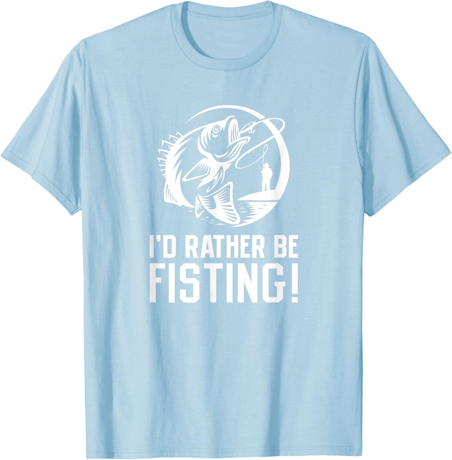 I'd Rather Be Fisting Funny Graphic T-Shirt for Casual Wear - 13