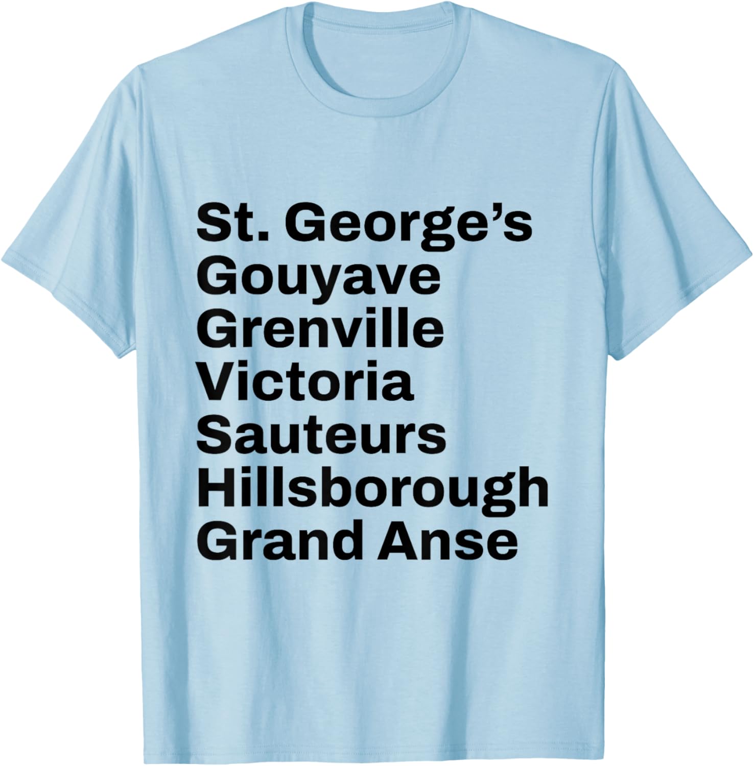 Grenada Cities and Towns Travel T-Shirt for Adventurers and Explorers - 3