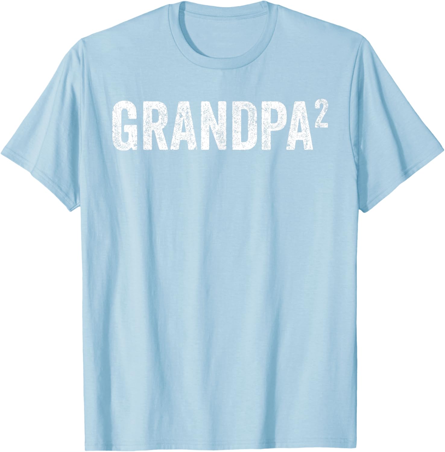 Cute Grandpa of Two Grandkids T-Shirt for Father's Day Gift - 5