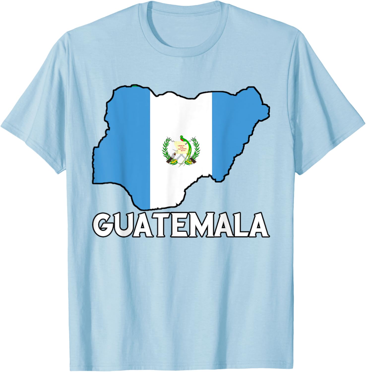 Guatemalan Pride T-Shirt with Flag Map for Cultural Connection - 28