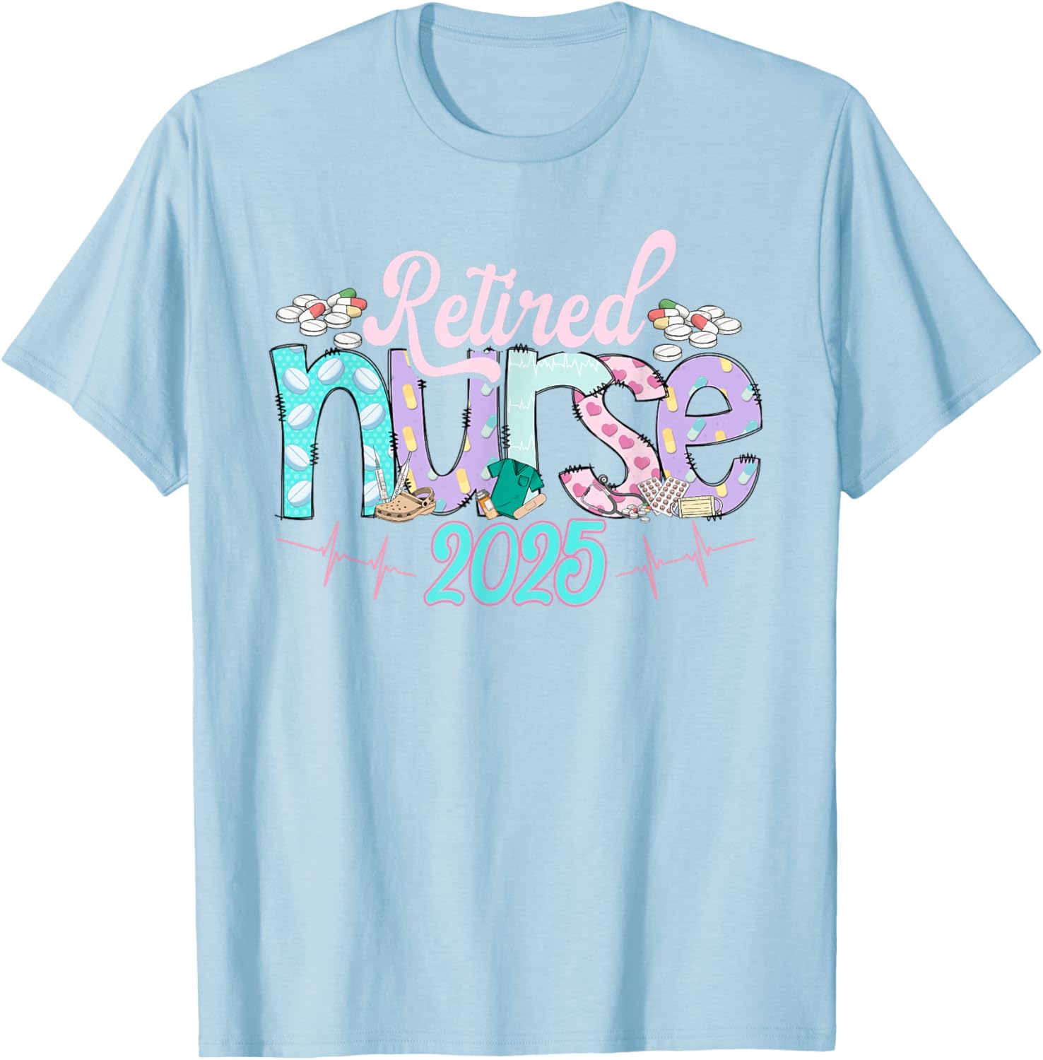 Tie Dye Retired Nurse T-Shirt 2025 Perfect Gift for Nurses - 11