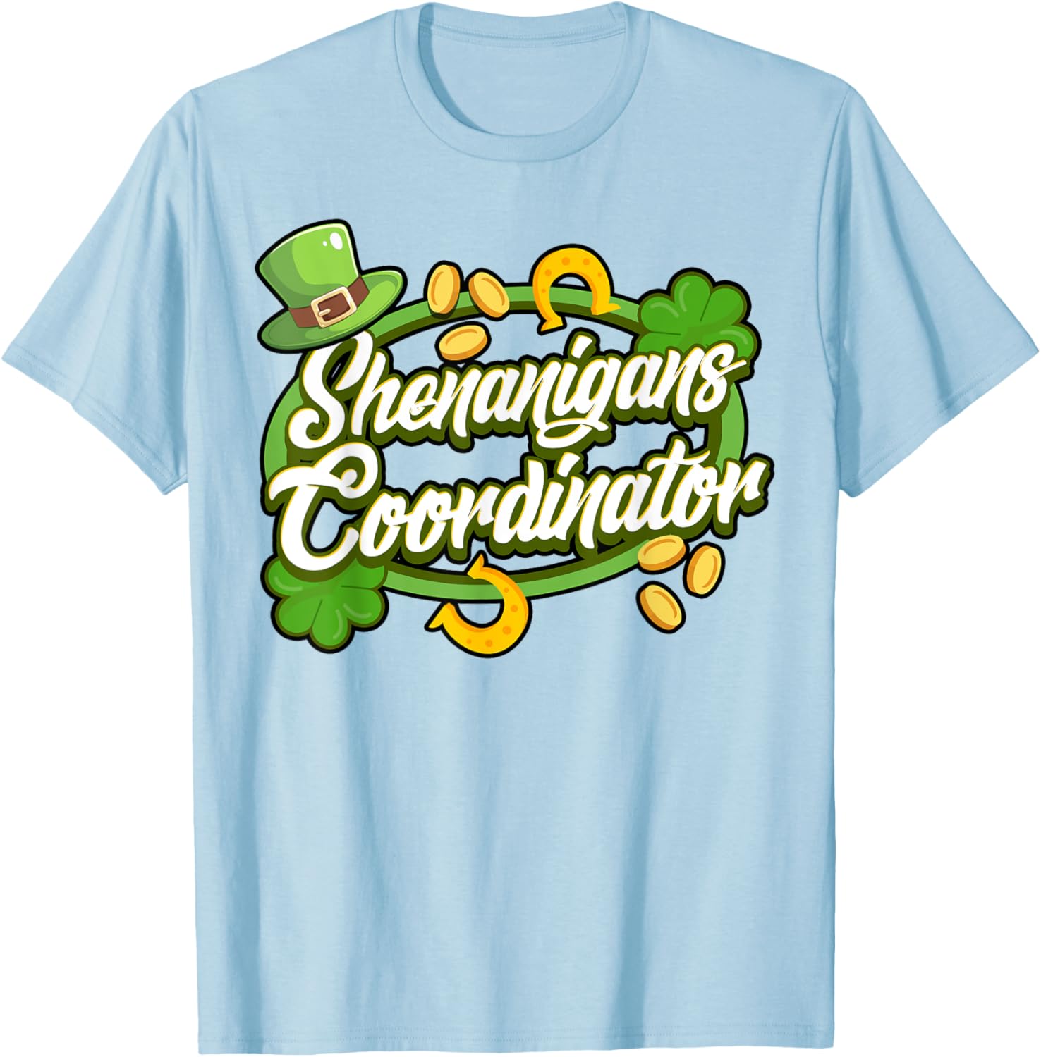 Funny Shenanigans Coordinator St Patrick's Day T-Shirt for Fun Celebrations - 11
