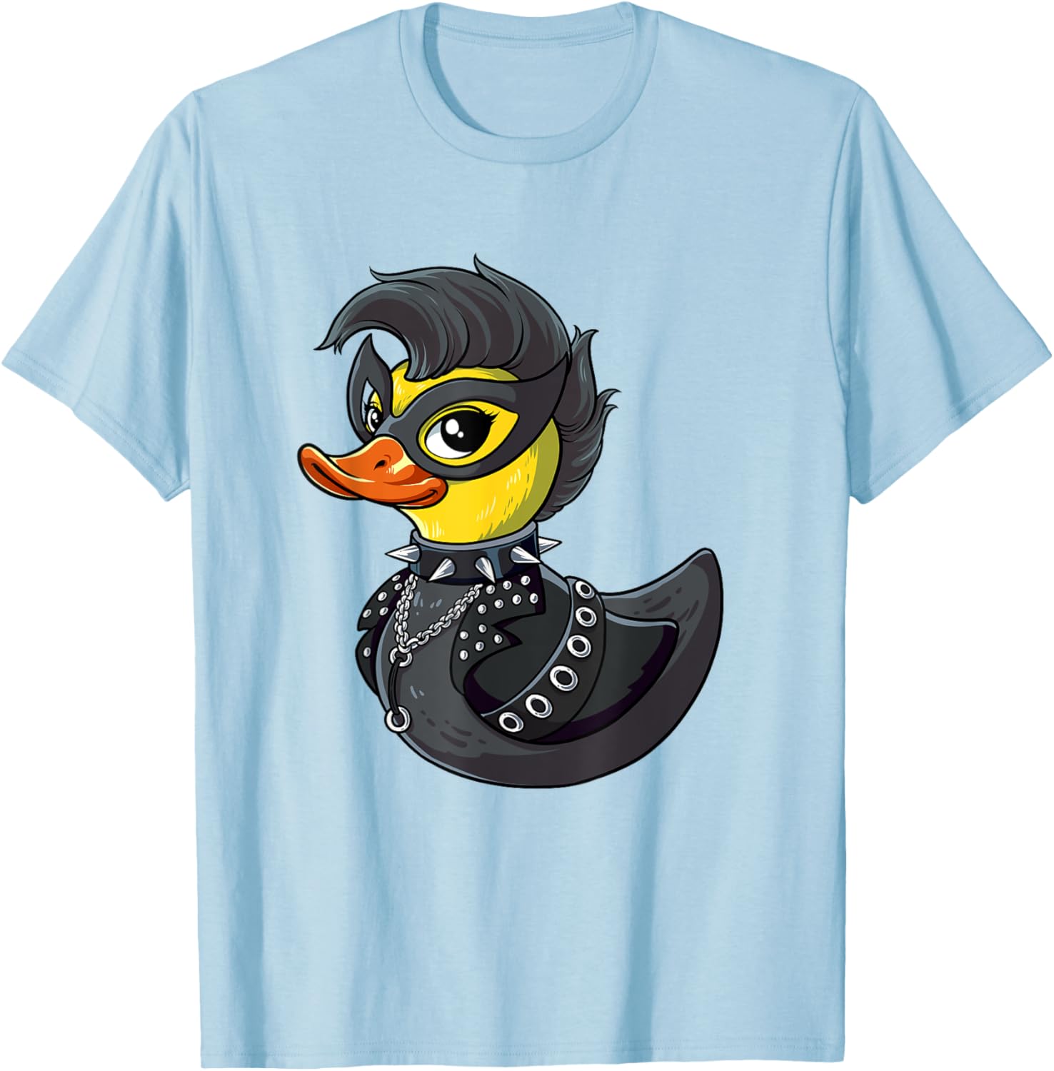 Punk Duck Rocker T-Shirt for Music Lovers - Cool Graphic Tee - 14