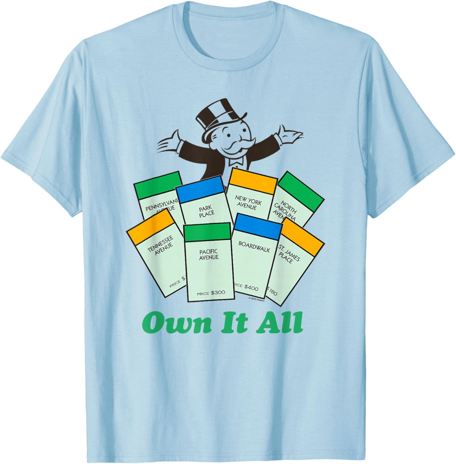 Monopoly Rich Uncle Pennybags Big Chest Logo T-Shirt for Fans - 5