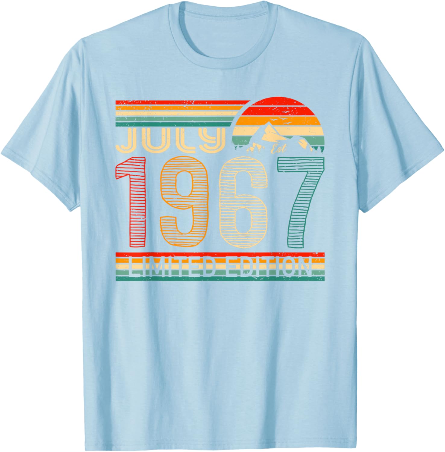 Vintage July 1967 Classic Birthday T-Shirt for Unique Celebrations - 19