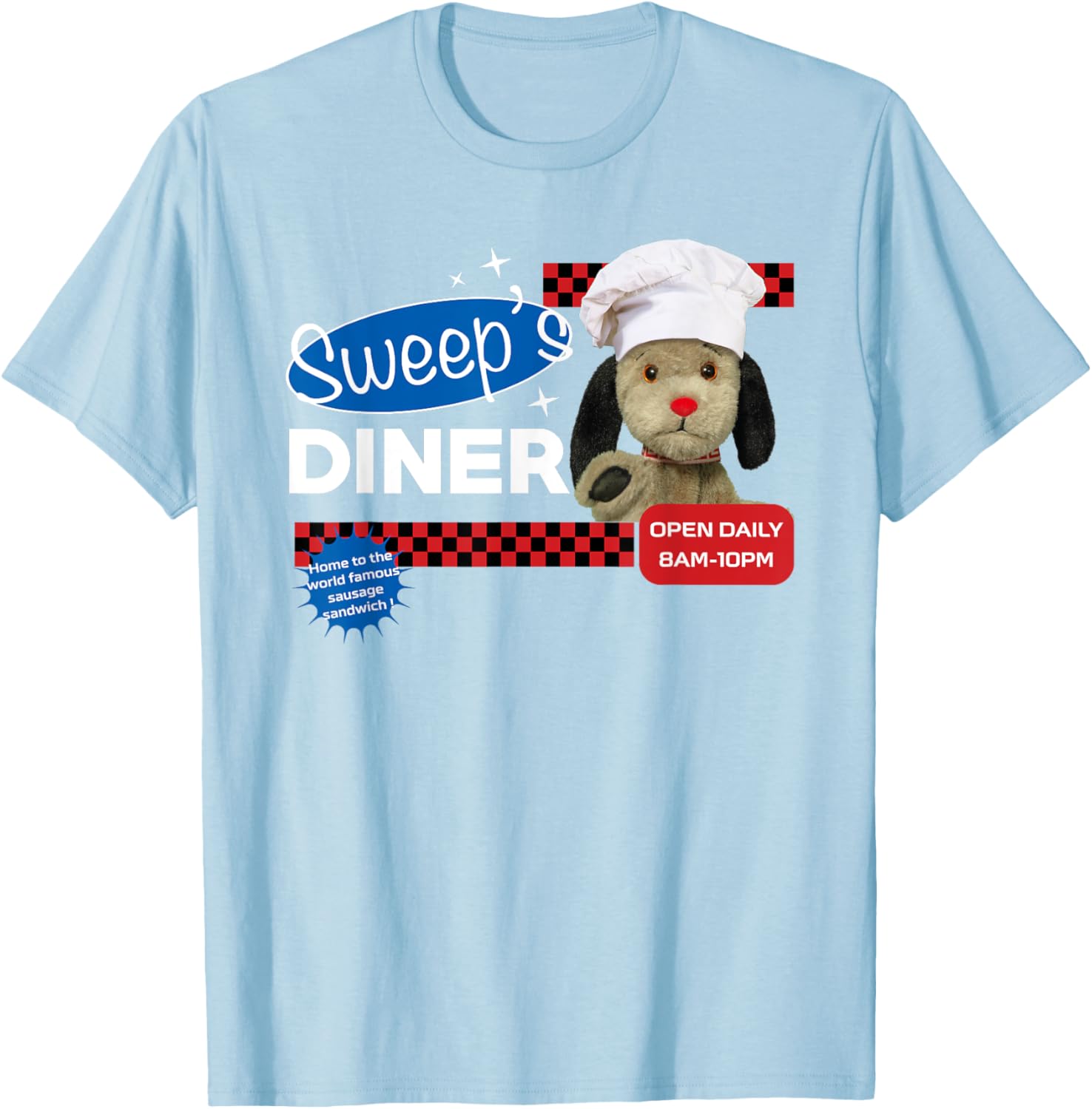 Sooty Sweeps Diner Open Daily T-Shirt for Foodies and Casual Wear - 4