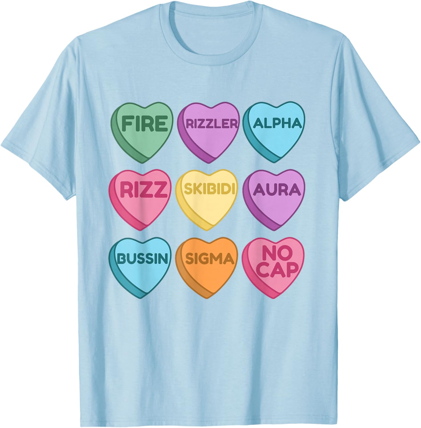 Skibidi Valentine's Day Funny Rizz T-Shirt for Trendy Love Birds - 18