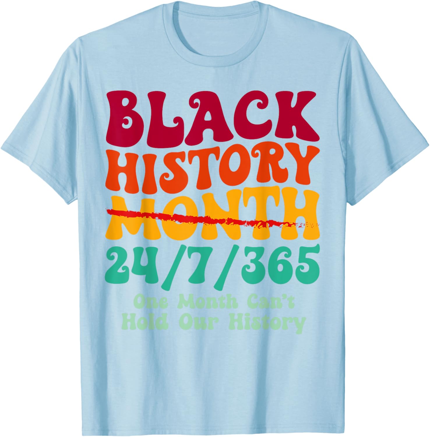 Groovy Black History Month Melanin Afro T-Shirt for Men and Women - 8