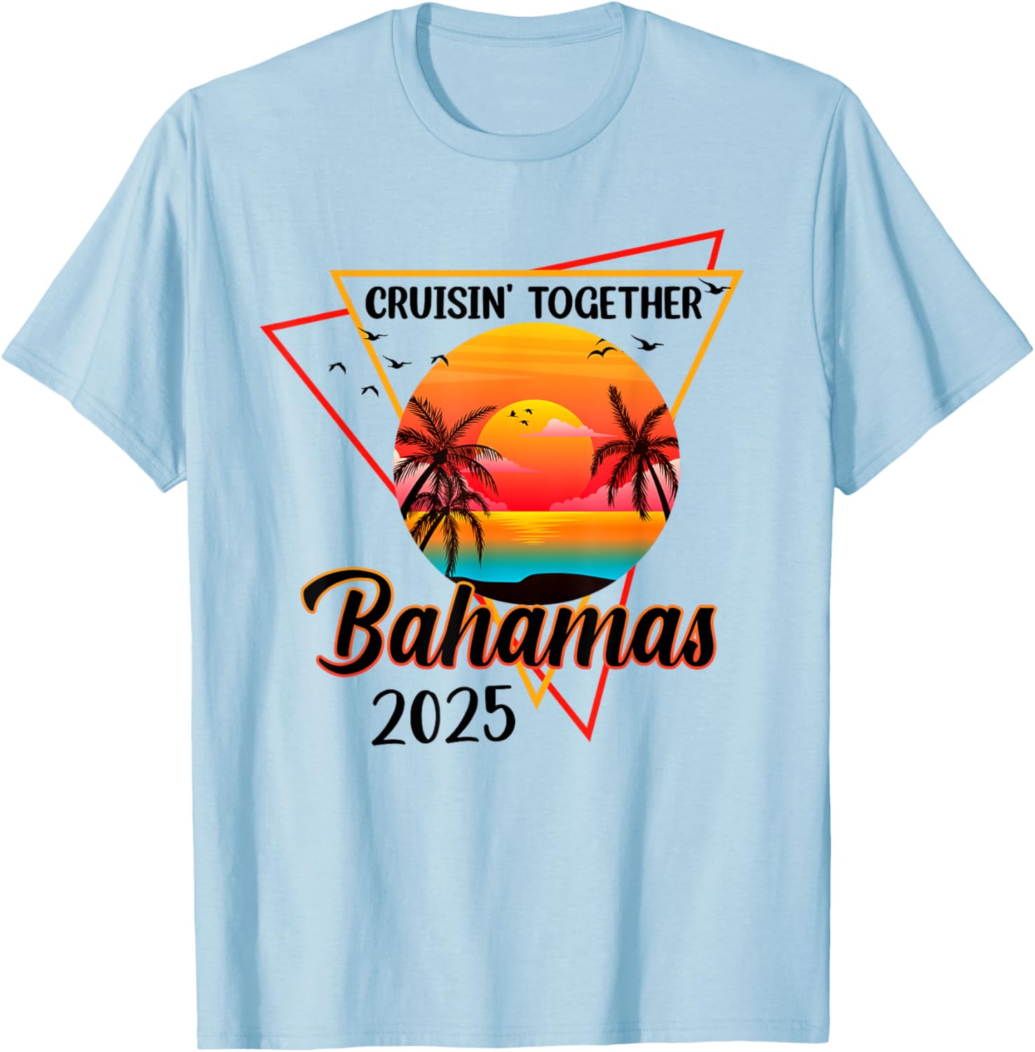Cruisin Together Bahamas 2025 Family Vacation T-Shirt for Fun Memories - 13