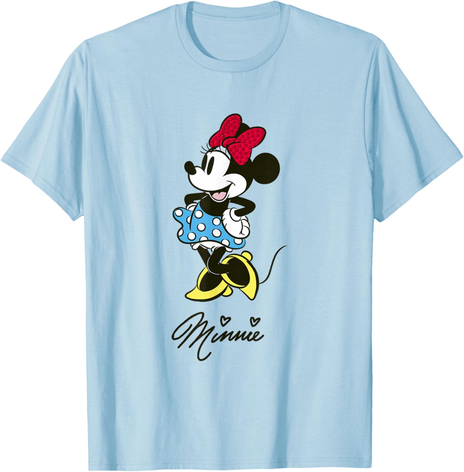 Disney Mickey and Friends Minnie Mouse Happy Expressions T-Shirt for Fans - 7