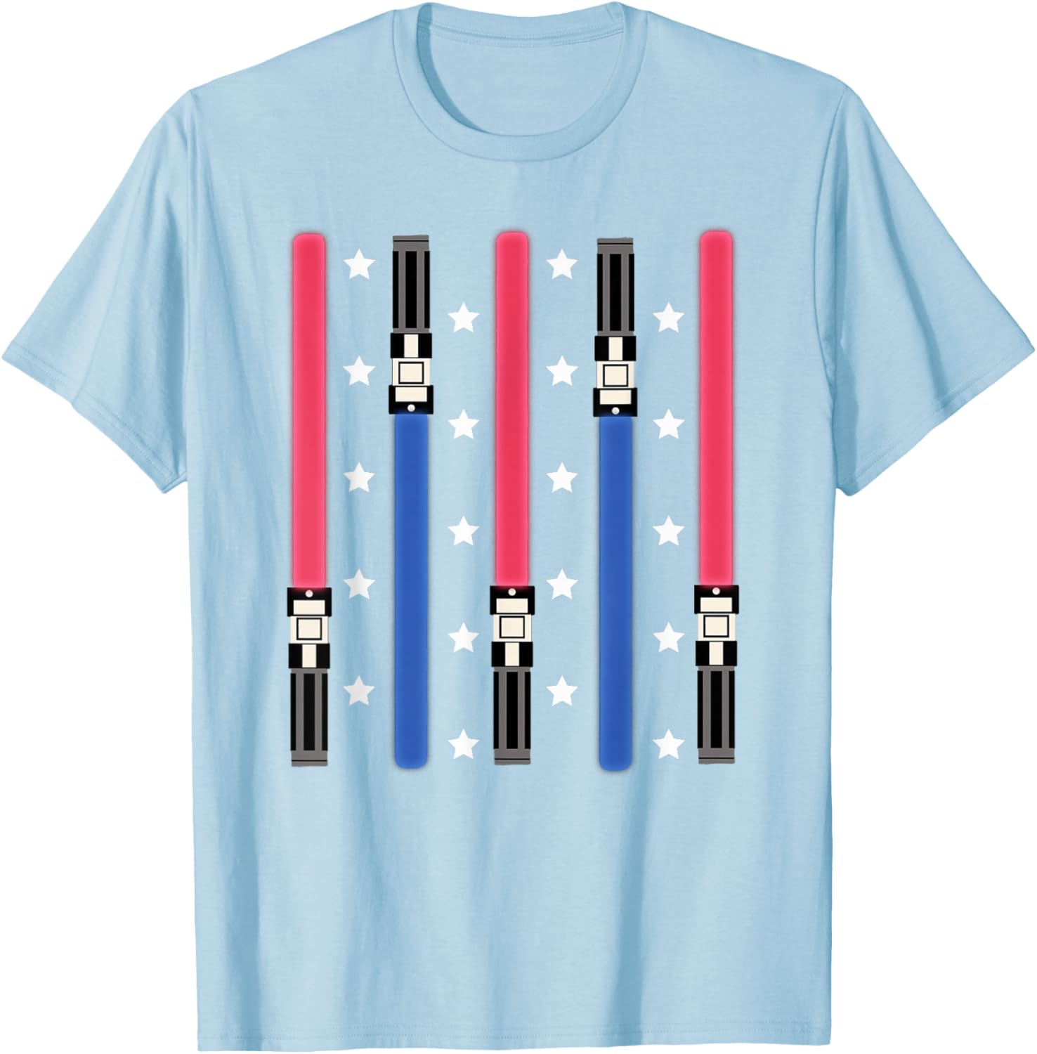 Star Wars 4th of July Lightsabers T-Shirt for Fans and Celebrations - 5