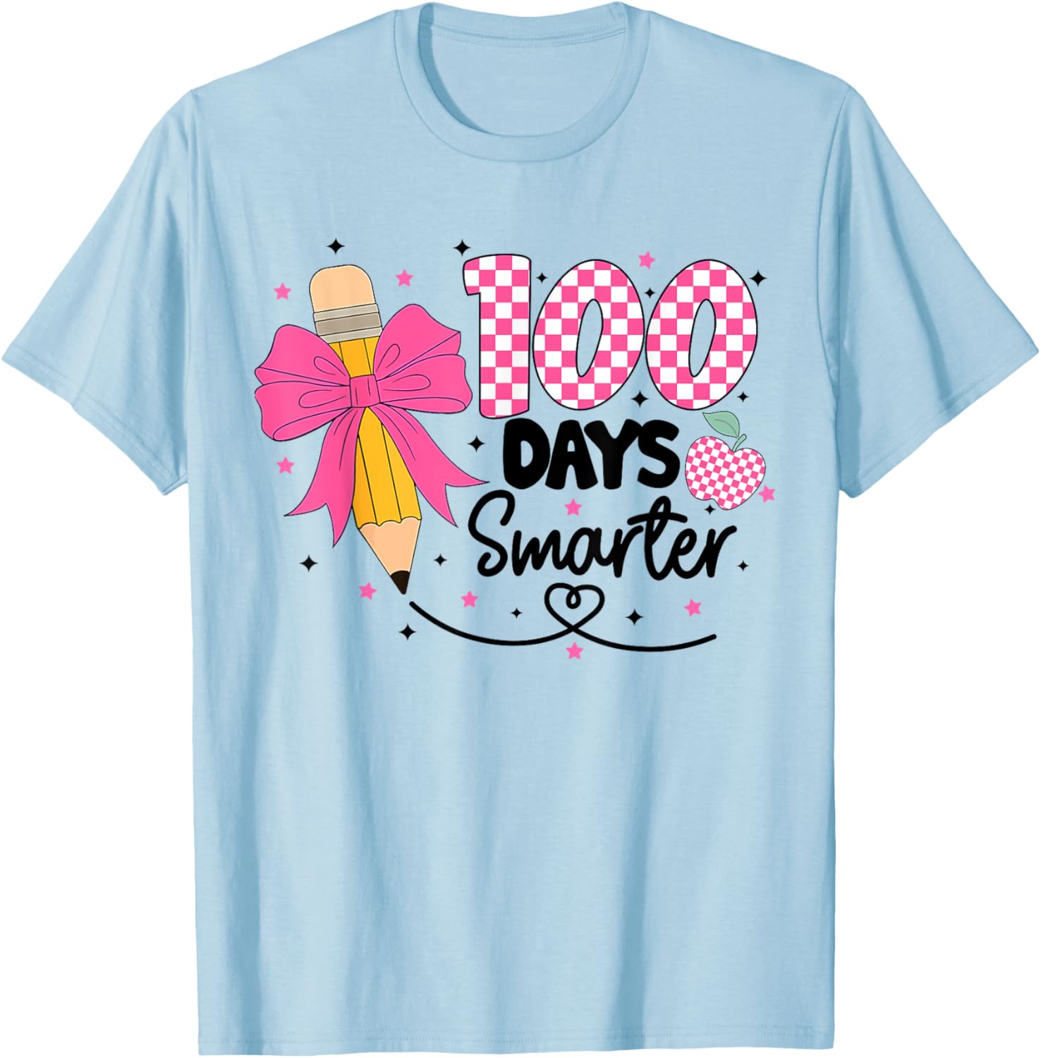 100 Days Smarter Toddlers Girls School 100th Day T-Shirt Fun Design - 11