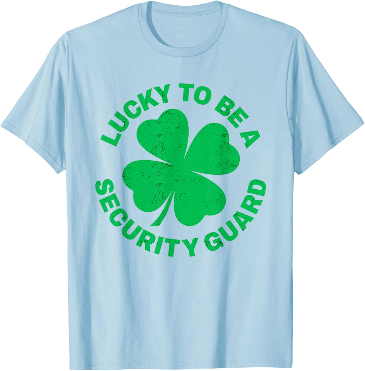Lucky to Be a Security Guard St Patrick's Day T-Shirt for Irish Celebrations - 16