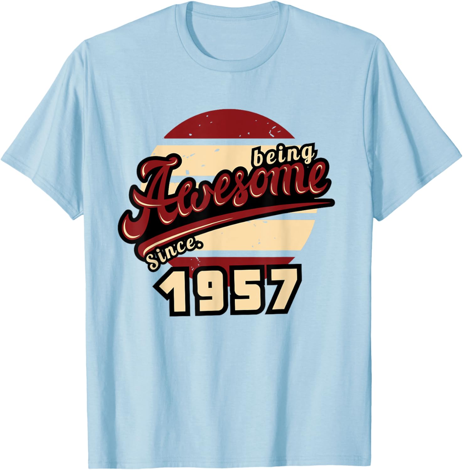 Awesome Since 1957 Retro 68th Birthday T-Shirt Gift for Him or Her - 1
