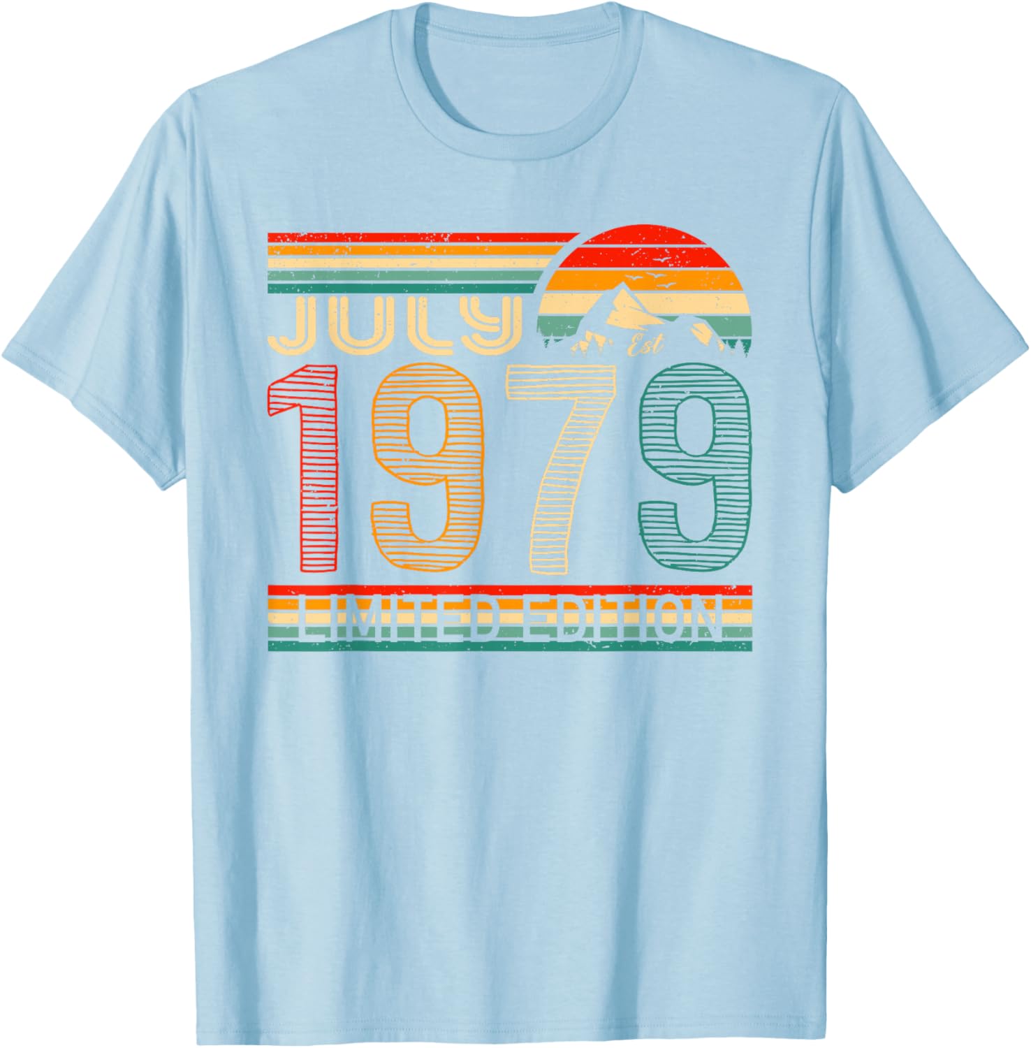 July 1979 Vintage Birthday T-Shirt Classic Retro Style Birthday Gift - 22