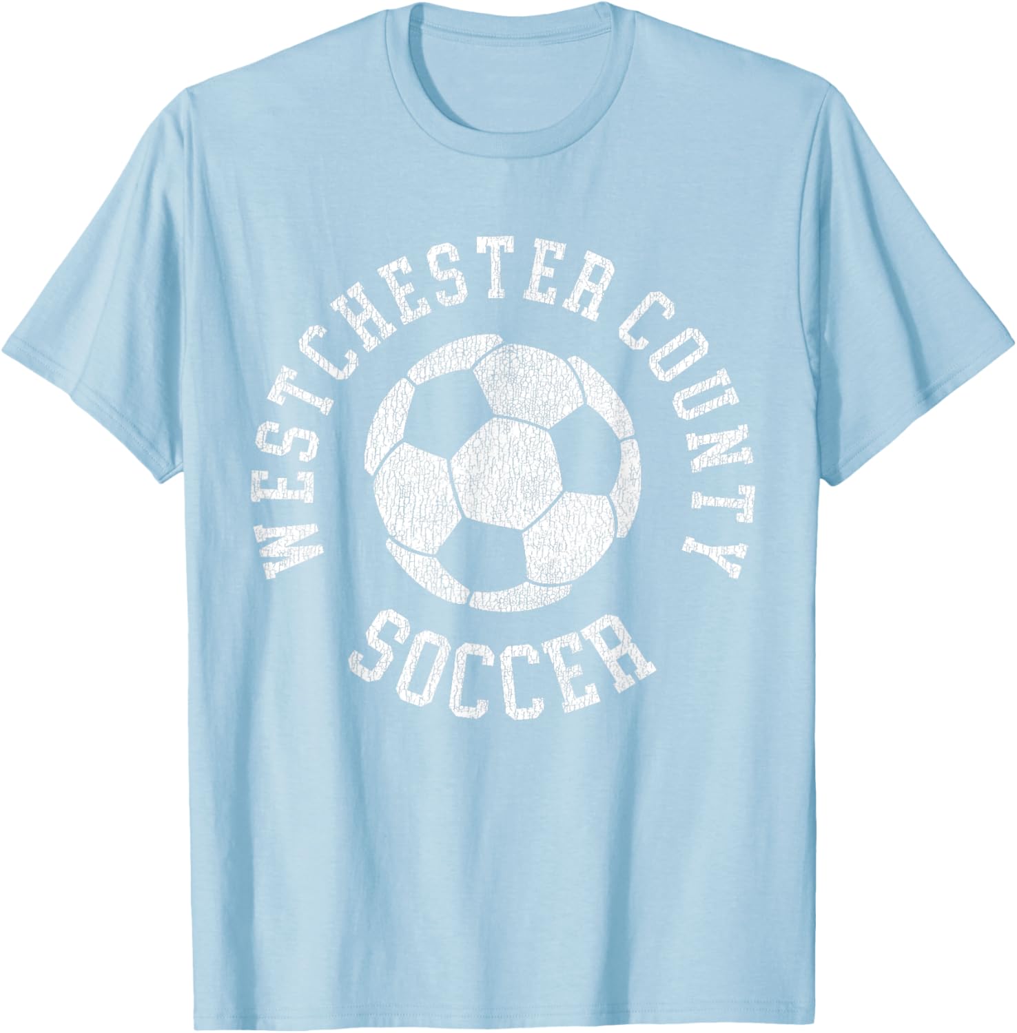 Westchester County Retro Distressed 90's Vintage Soccer T-Shirt - 23