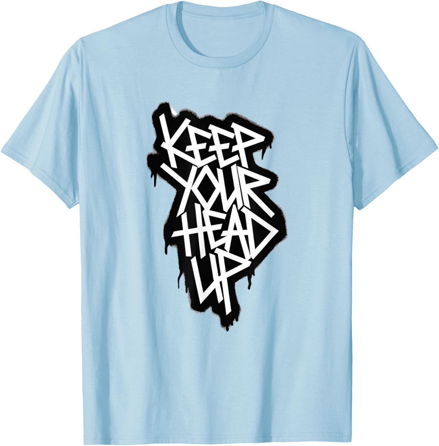 Keep Your Head Up Inspirational T-Shirt for Positive Vibes and Style - 3