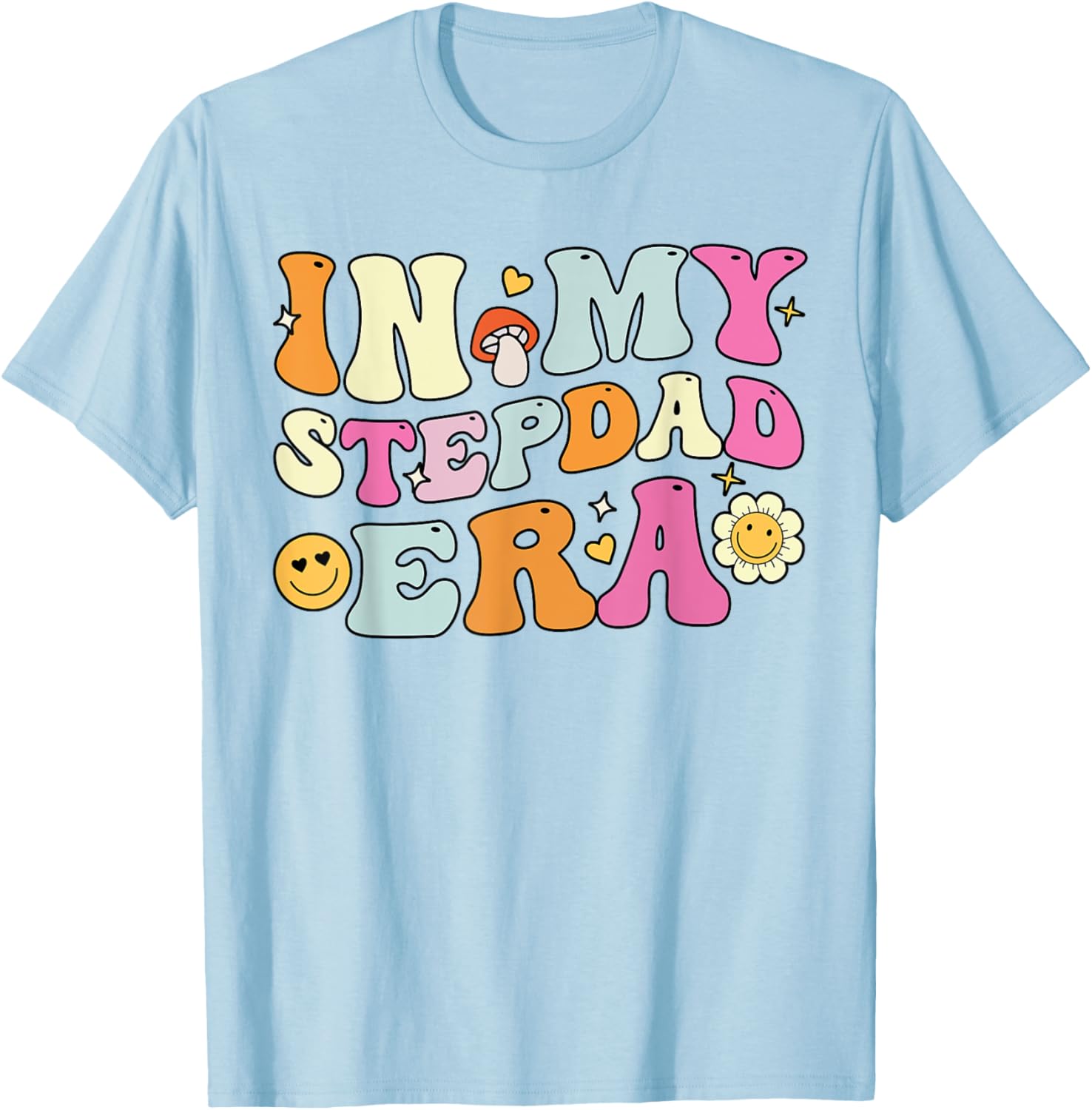 Groovy In My Stepdad Era T-Shirt Perfect for Father's Day Gift - 16