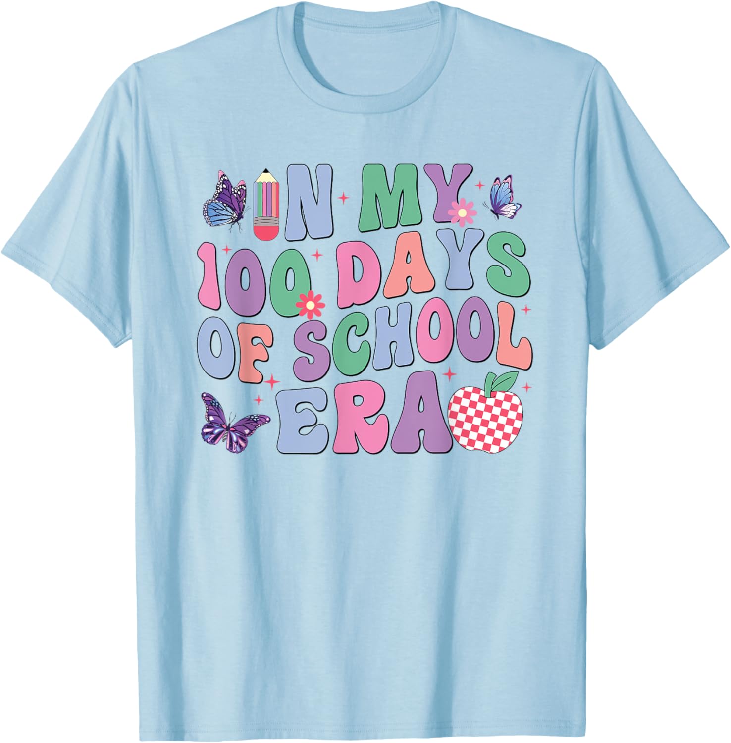 Groovy 100th Day of School Kids T-Shirt for Fun School Celebrations - 18