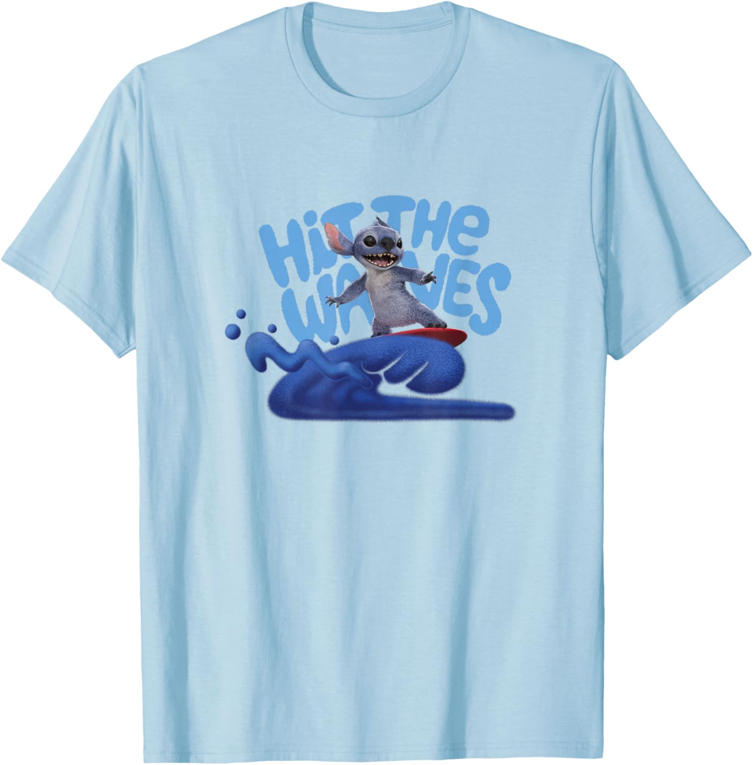Lilo & Stitch Surfing Stitch T-Shirt for Fun Beach Days and Casual Wear - 2