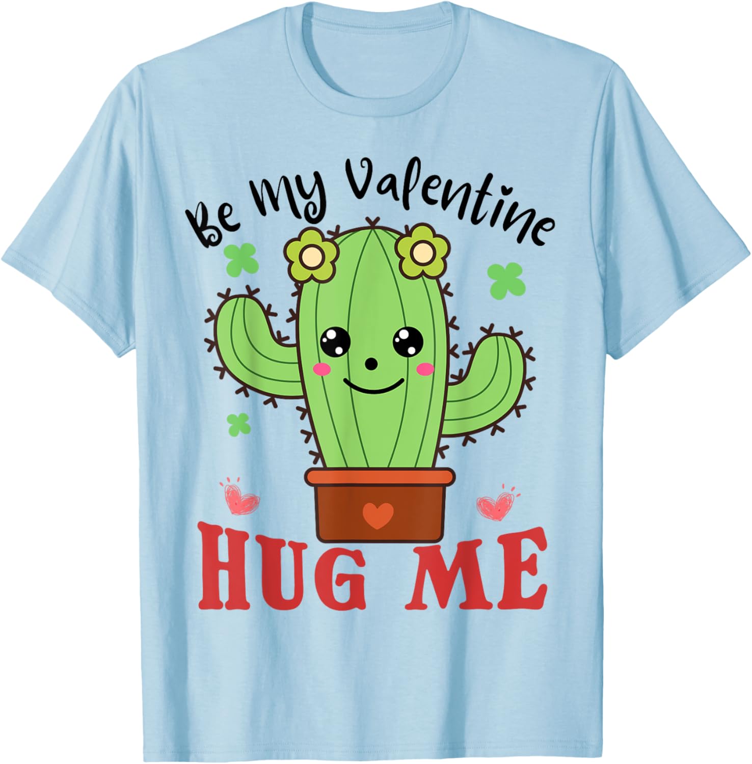Funny Cactus Valentine's Day T-Shirt for Loving Couples - 13