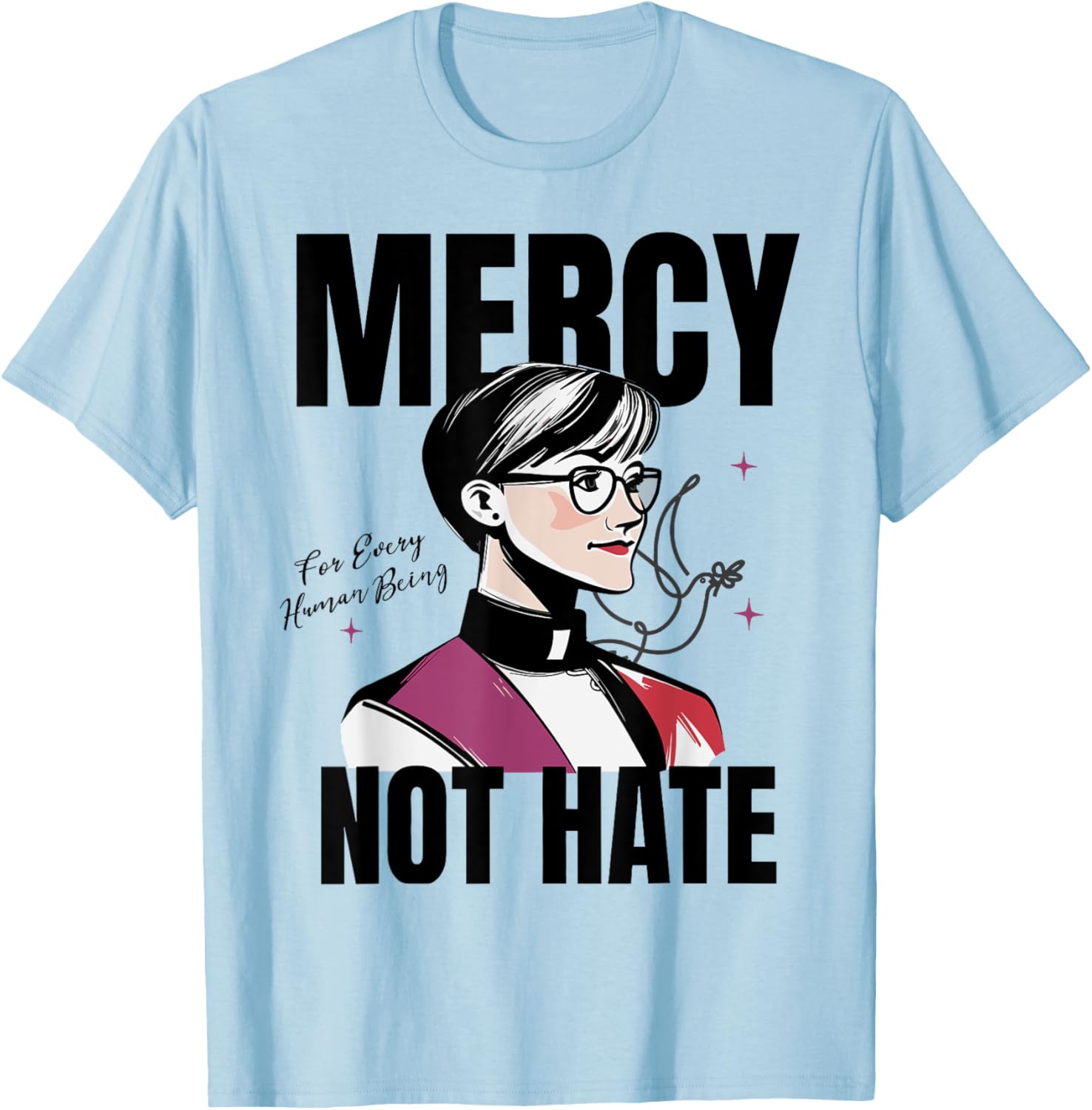 Matching Family T-Shirt Have Mercy Not Hate Supportive Men's & Women's Wear - 3